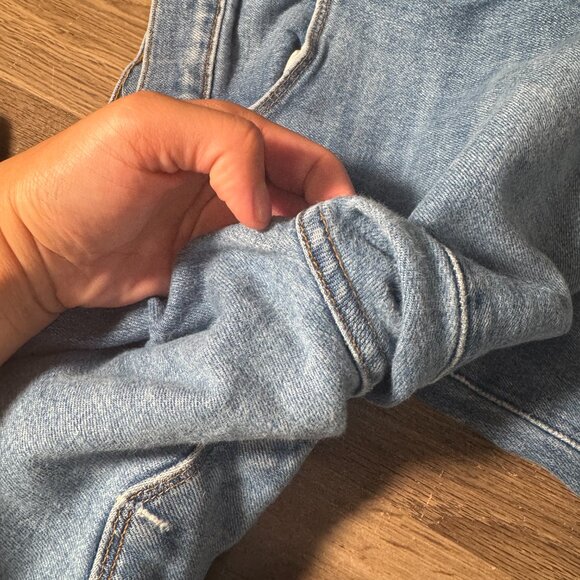 ☀️ FRAME Denim Le High Straight Jeans Size 24 Thistlemore Distressed Medium Wash - Picture 9 of 9